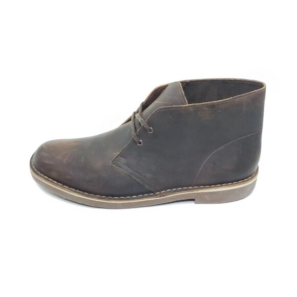 Clarks Bushacre 2 Desert Boots Men Chukka Lace Up Brown Leather Size 12 main image 6